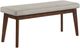 Crown Mark Salerno Beige/Brown Dining Bench-0
