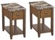 Signature Design by Ashley® Breegin 2-Piece Brown Chair Side End Table Set-0