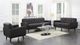 Elements International Hadley 2-Piece Heirloom Charcoal Living Room Seating Set with Chair-5