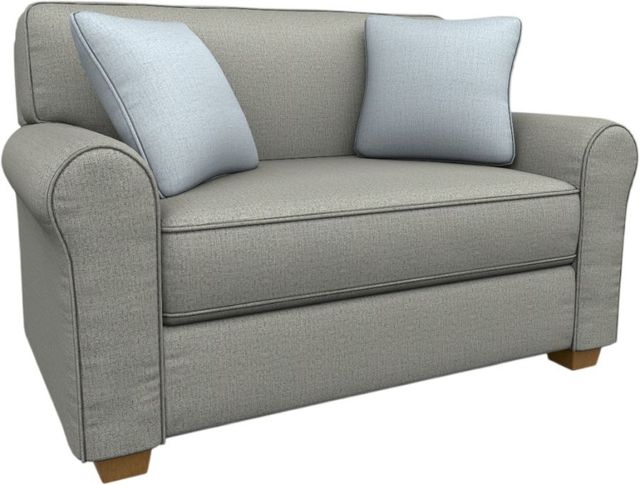 Best® Home Furnishings Customizable Shannon Queen Memory Foam Sofa Sleeper with Honey Birch Legs-0