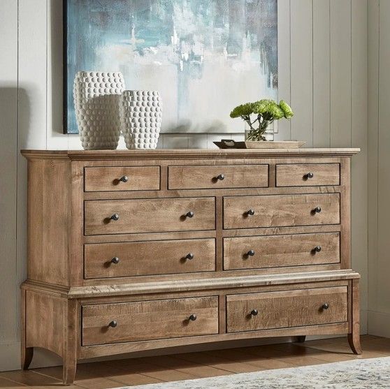 Archbold Furniture Customizable Amish Essentials Provence 9-Drawer Dresser-1