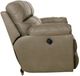 Catnapper® Costa Putty Leather Lay Flat Reclining Loveseat-4