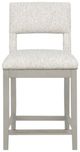 Fairfield® Arie Sheer Dove Counter Stool-1