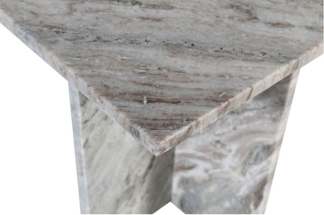 Meridian Furniture Verona Brown Marble End Table-2