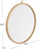 Bassett Mirror Logaan Gold Wall Mirror-3