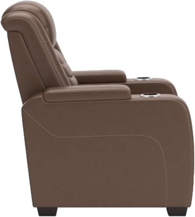 Signature Design by Ashley® High Impact Tobacco Power Recliner with Headrest-2