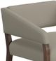 International Furniture Direct Murcia Beige/Lacquer Brown Accent Chair-3