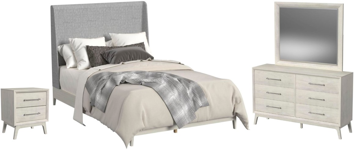 Elements International Westland 4-Piece Almond/Gray Queen
