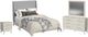Elements International Westland 4-Piece Almond/Gray Queen Upholstered Bedroom Set-0