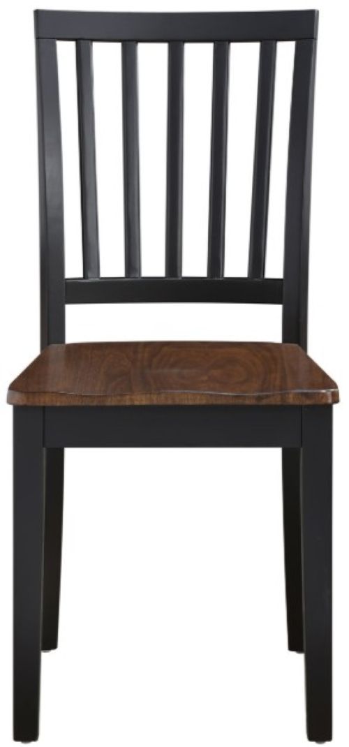 Steve Silver Co. Joplin Ebony/Walnut Side Chair-1