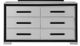Global Furniture USA Amelia Black/Gray Dresser-1