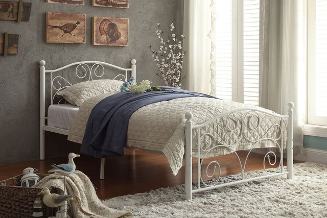 Homelegance® Pallina White Twin Platform Bed-3