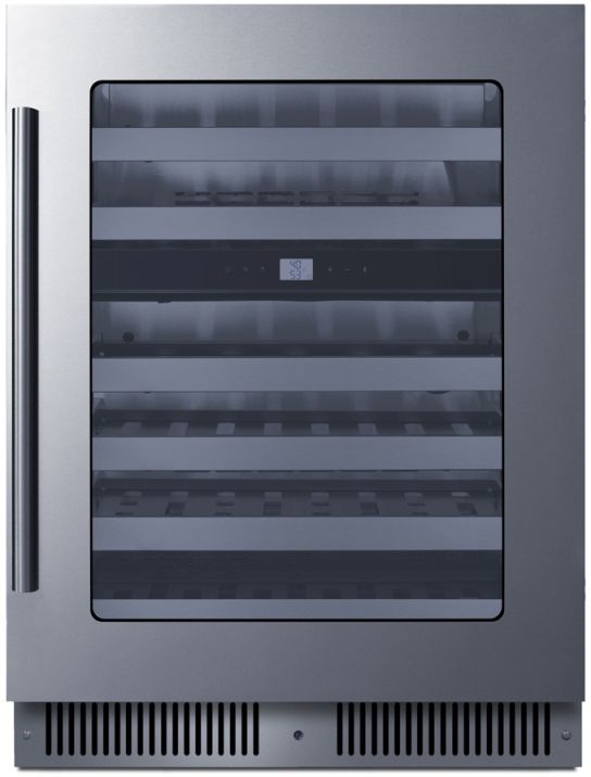 Summit® 24" Stainless Steel Built-In Wine Cooler-0