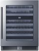 Summit® 24" Stainless Steel Built-In Wine Cooler-0