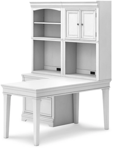 Signature Design by Ashley® Kanwyn 4-Piece Whitewash Office Desk Set-3