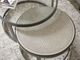 Hammary® Hidden Treasures 2-Piece Glass Top/Beige Concrete/Glass Top Nesting Coffee Table Set with Dark Gray Base-2