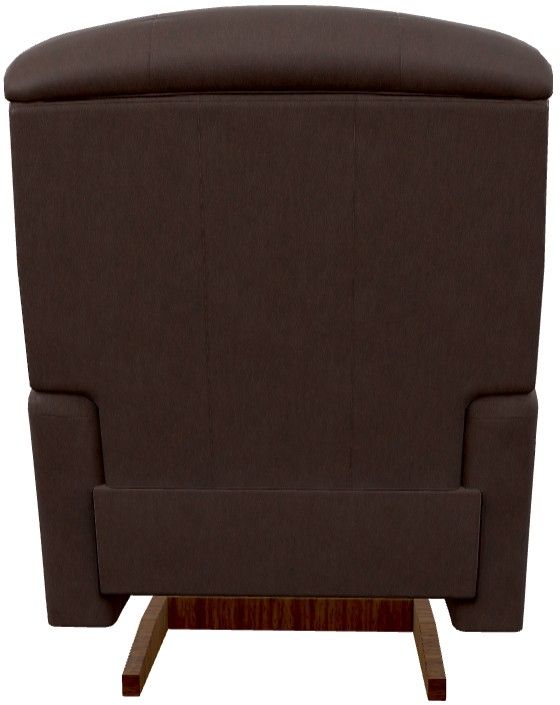La-Z-Boy® Reed Walnut Leather Power Rocking Recliner with Headrest-4