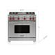 Wolf® 36" Stainless Steel Pro Style Natural Gas Range-4