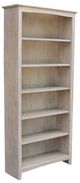 John Thomas Furniture® Home Accents Taupe Gray 72" Shaker Bookcase-0