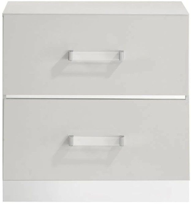 New Classic® Home Furnishings Europa 4-Piece White King Panel Bedroom Set-4