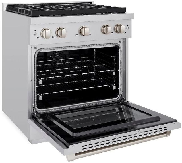 ZLINE Paramount 30" Stainless Steel Pro Style Dual Fuel Range-2