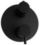 ZLINE Autograph Edition Matte Black Emerald Bay Thermostatic Shower System with Body Jets-4