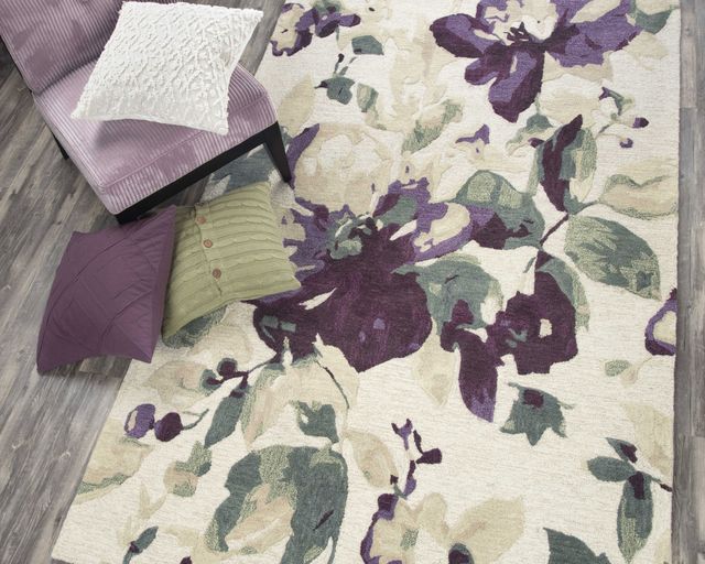 Rizzy Home Connie Post Beige/Charcoal 5' x 8' Rug-3