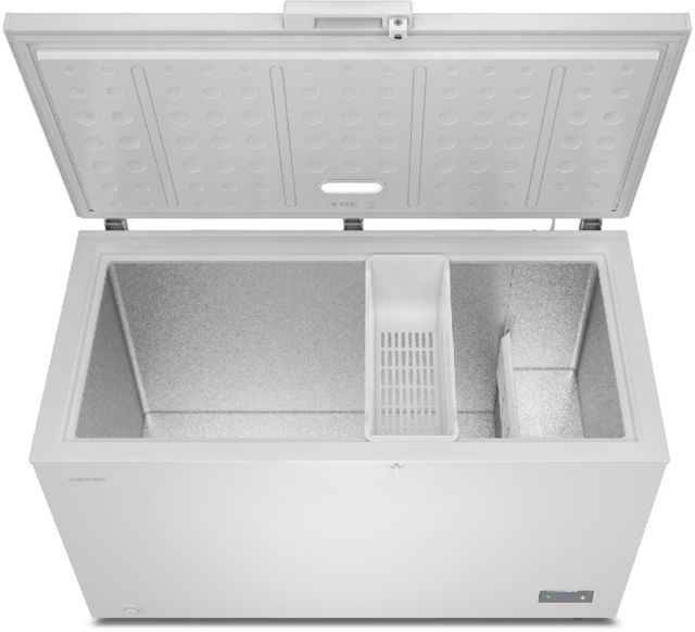 Amana® 55" 16 Cu. Ft. White Chest Freezer with Up-Front Temperature Control System-1