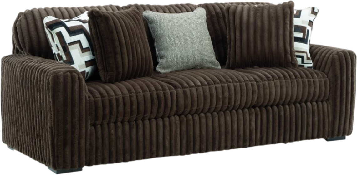Signature Design by Ashley® Midnight-Madness Chocolate Sofa | Big