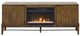 Martin Furniture Delray Dark Golden Brown 72" Fireplace TV Stand-1