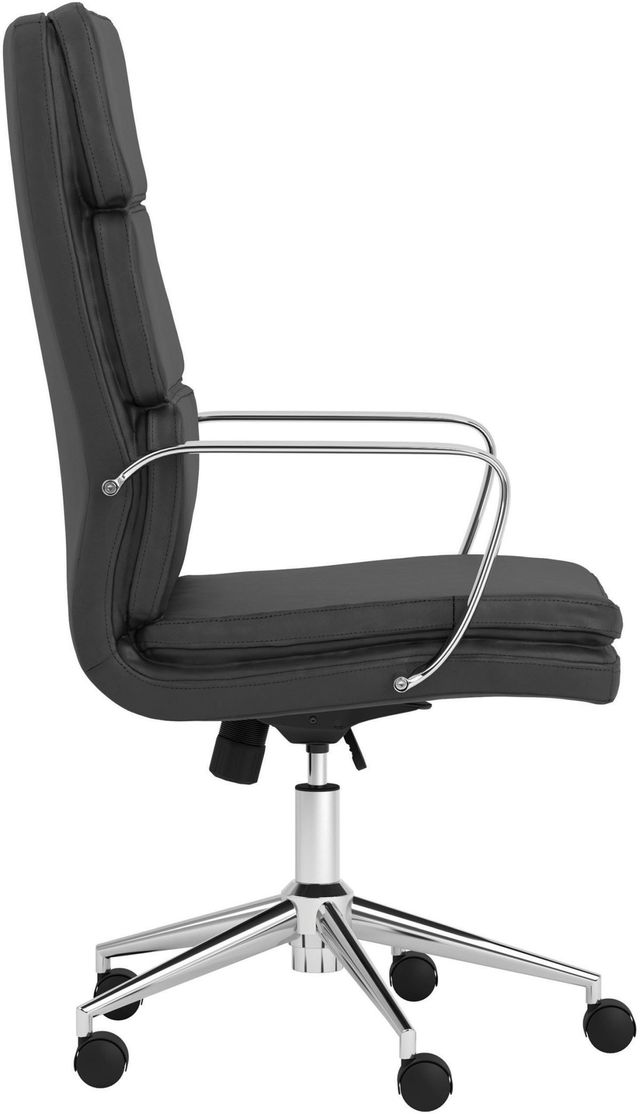 Coaster® White High Back Upholstered Office Chair-3