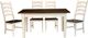 A-America® Toluca Cocoa Bean 3-Leaf Extension Table with Chalk Base-2