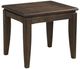 Bernards Bellamy Lane Brown End Table-0