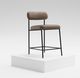 International Furniture Direct Seating Black/Brown Counter Stool-1