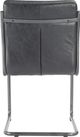 Moe's Home Collection Ansel 2-Piece Black Leather Dining Chair Set-3