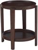 Riverside Furniture Walnut Park Dark Walnut Chairside Table-0