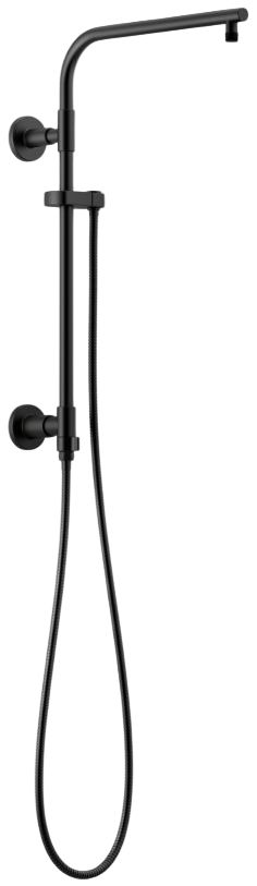 Delta Universal Showering Matte Black 18" Round Shower Column-0