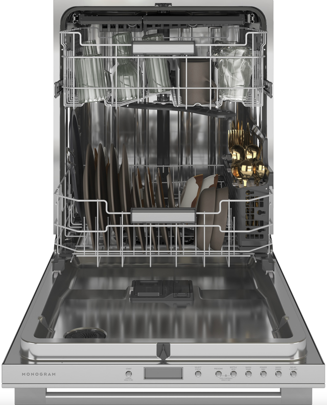 Monogram® Minimalist Collection 24" Stainless Steel Built-In Dishwasher-2