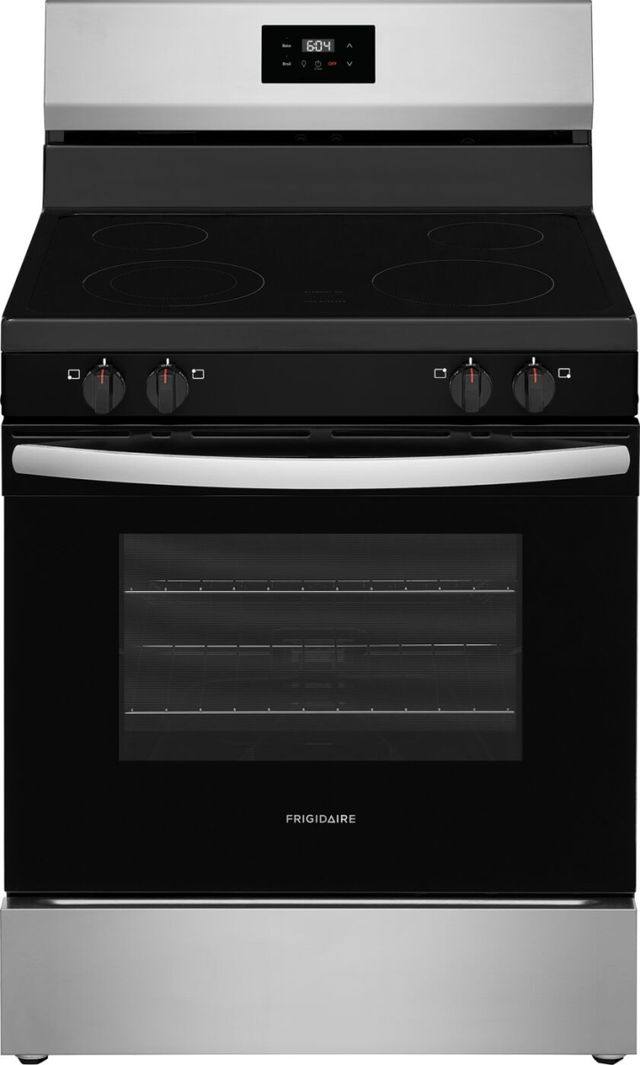 Frigidaire® 30" Stainless Steel Rear Control Freestanding Electric Range-0