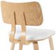 Armen Living Jaguar Oak/White Dining Chair-5