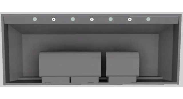 Vent-A-Hood® Designer Series 60" Gunsmoke Wall Mounted Range Hood-3