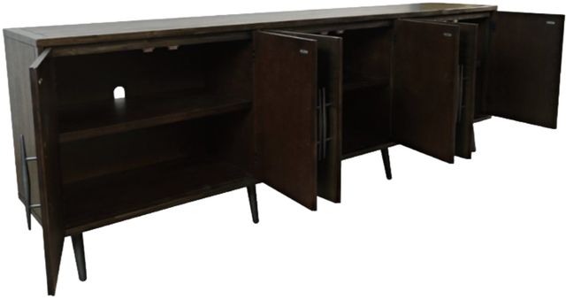 Jofran Inc. Colhane Walnut 6-Door Accent Cabinet-3