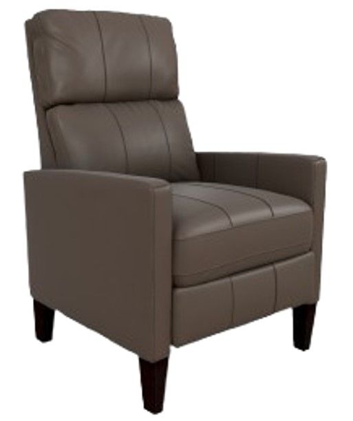 Best® Home Furnishings Customizable Janae Leather Power High Leg Recliner with Espresso Legs-0