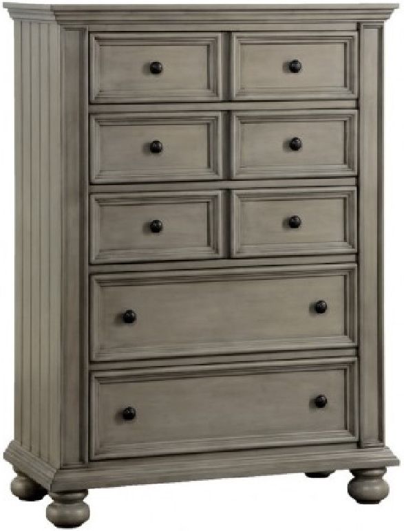 Winners Only® Barnwell Khaki Gray Drawer Chest-0
