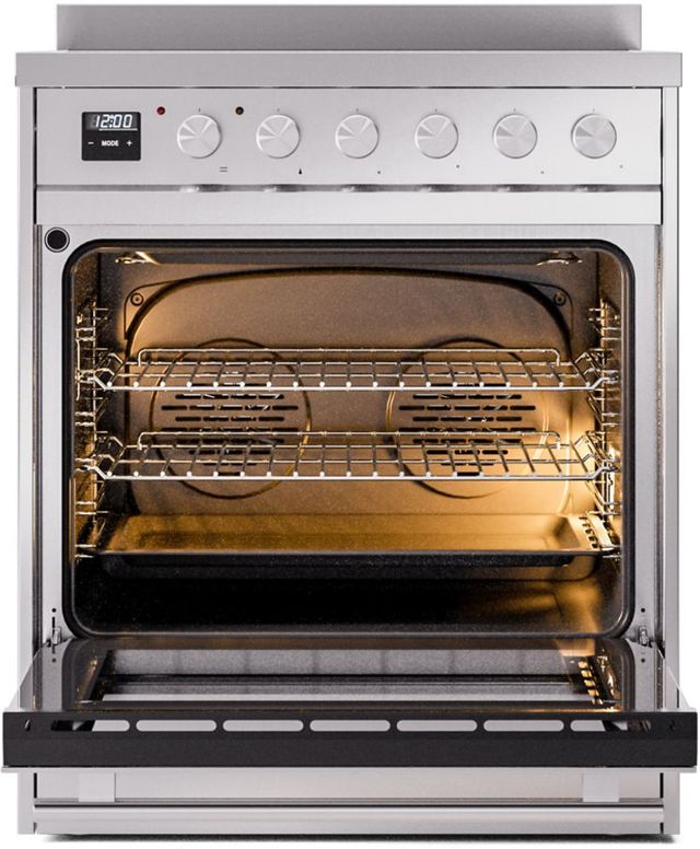 Ilve® Professional Plus II 30" Stainless Steel Pro Style Induction Range-3