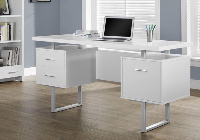 Monarch Specialties Inc. White 60" Computer Desk-1