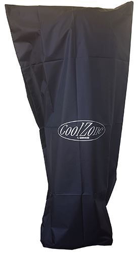 CoolZone by Sunheat® Black Dry Mist Bluetooth Speaker Fan Cover-0