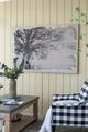 A & B Home Arboreal Cream/Charcoal Shelter Wall Art-2