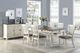 Homelegance® Granby Antique White Dining Table with Rosy Brown Top -1