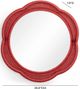 TOV Furniture Zeva Red Round Wall Mirror-2